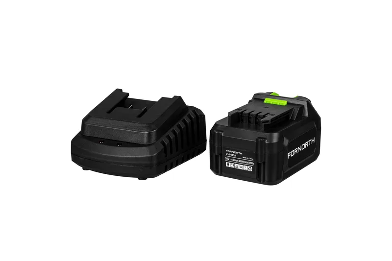 Fornorth Batteridrevet Gressklipper Gh1000E, 20V med Batteri og Lader - Hvit - Hage - Hagemaskiner - Gressklipper