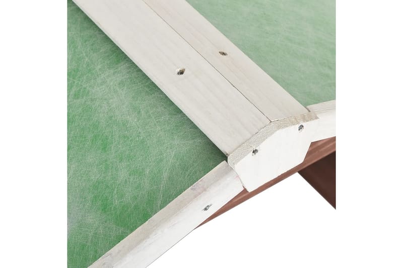 Gressklipperhus mocca og hvit 72x87x50 cm gran - Brun - Hage - Hagemaskiner - Gressklipper - Robotklipper