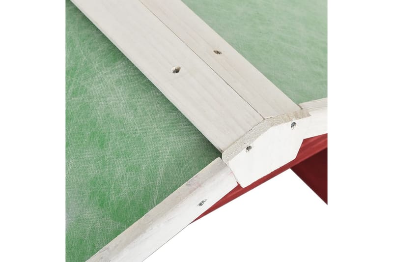 Gressklipperhus rød og hvit 72x87x50 cm gran - Rød - Hage - Hagemaskiner - Gressklipper - Robotklipper