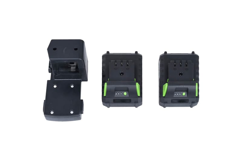 Trådløs gressklipper to batteripakker 20V 2000 mAh Li-ion - Grønn - Hage - Hagemaskiner - Gressklipper