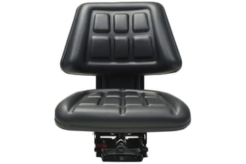 Traktorsete med fjring svart - Hage - Hagemaskiner - Hagetraktor