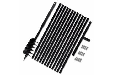Jordbor med håndtak 120 mm og forlengere 13 m stål - Hage - Hagemaskiner - Jordbor
