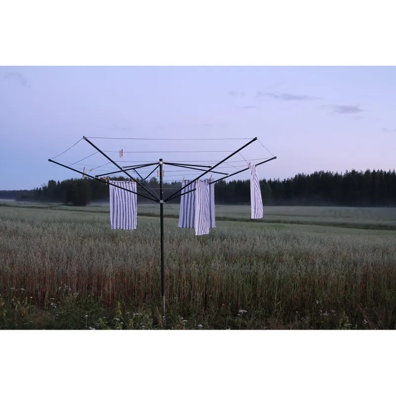 Tørkesnor Varax 5-armet Grå - Grå - Hage - Utemiljø