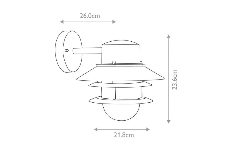 Copenhagen Elstead Lighting Utendørs Vegglampe - Hage - Utemiljø - Entré - Entrébelysning
