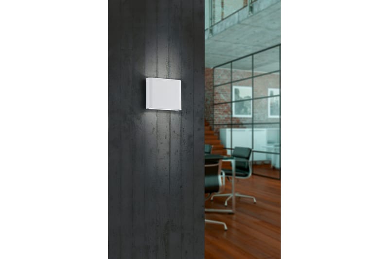 Achlyness Vegglampe LED - Hvit - Hage - Utemiljø - Entré - Entrébelysning