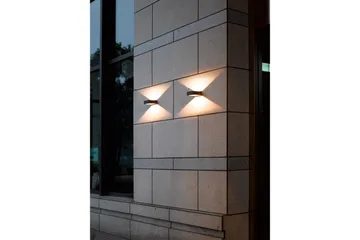 Bodley Vegglampe LED - Hvit - Hage - Utemiljø - Entré - Entrébelysning