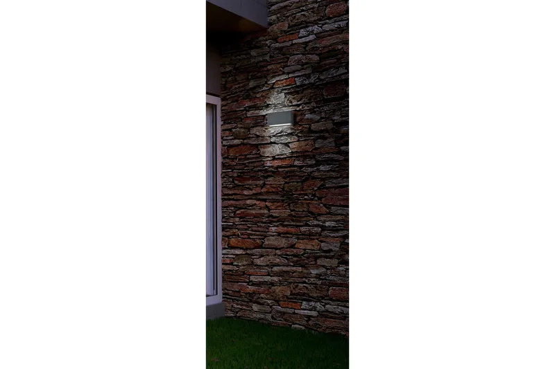 Jazyriah Vegglampe LED - Hvit - Hage - Utemiljø - Entré - Entrébelysning