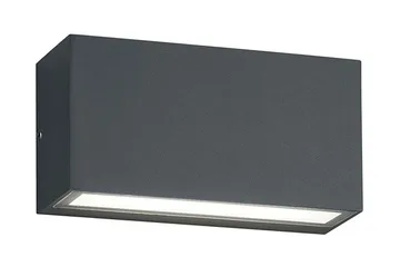 Jazyriah Vegglampe LED - Hvit - Hage - Utemiljø - Entré - Entrébelysning
