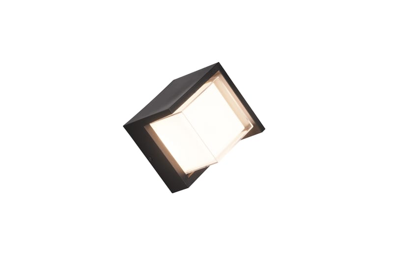 Puno LED-Vegglampe Neliö Mattsvart - Hage - Utemiljø - Entré - Entrébelysning