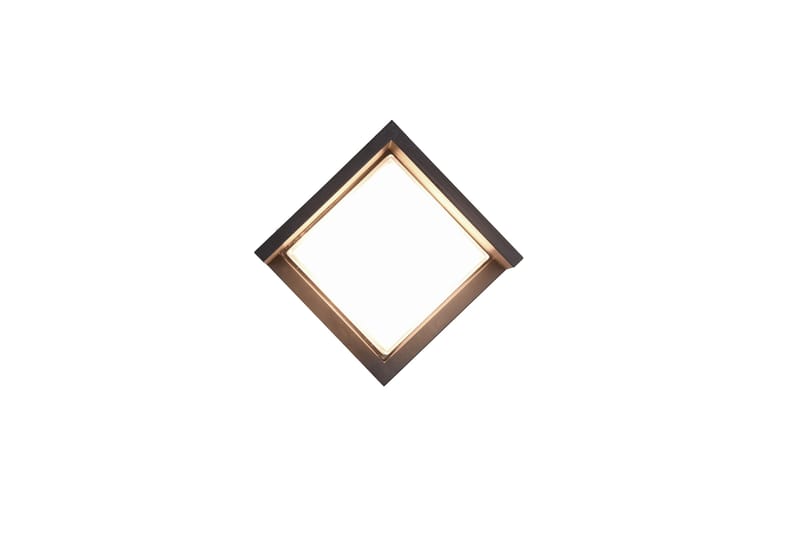 Puno LED-Vegglampe Neliö Mattsvart - Hage - Utemiljø - Entré - Entrébelysning