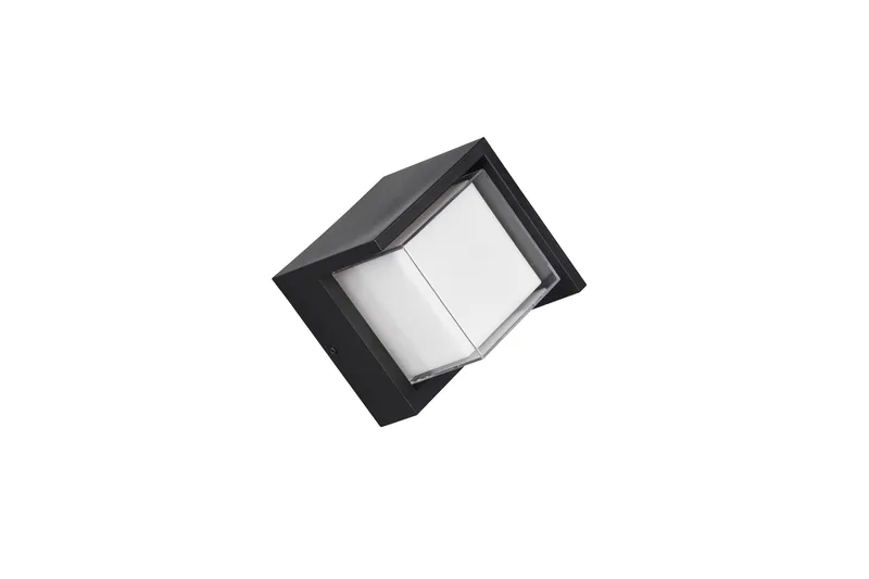 Puno LED-Vegglampe Neliö Mattsvart - Hage - Utemiljø - Entré - Entrébelysning