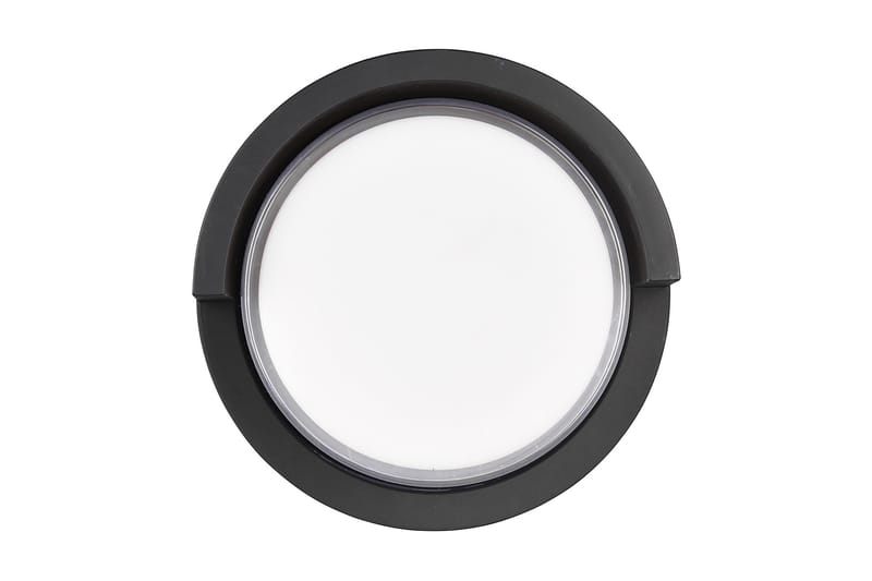 Puno LED-Vegglampe Pyöreä Mattsvart - Hage - Utemiljø - Entré - Entrébelysning