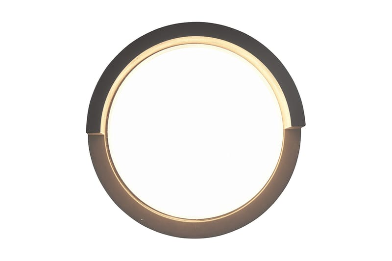 Puno LED-Vegglampe Pyöreä Mattsvart - Hage - Utemiljø - Entré - Entrébelysning