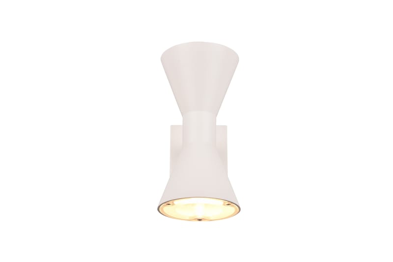 Trio Lighting Ardas Vegglampe 2L GU10 Matt Hvit - Hage - Utemiljø - Entré - Entrébelysning