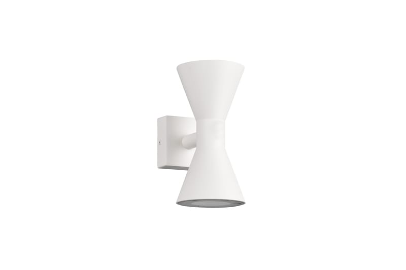 Trio Lighting Ardas Vegglampe 2L GU10 Matt Hvit - Hage - Utemiljø - Entré - Entrébelysning