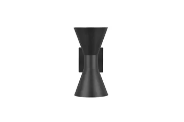 Trio Lighting Ardas Vegglampe 2L GU10 matt svart - Hage - Utemiljø - Entré - Entrébelysning