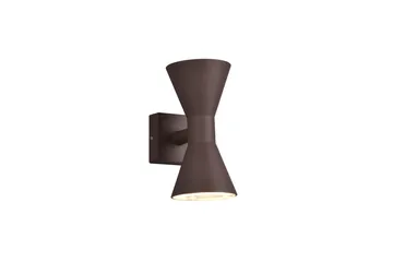 Trio Lighting Ardas Vegglampe 2L GU10 rustikk - Hage - Utemiljø - Entré - Entrébelysning