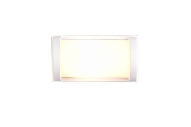 Trio Lighting Puelo vegglampe E27 matt hvit - Hage - Utemiljø - Entré - Entrébelysning