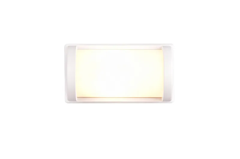 Trio Lighting Puelo vegglampe E27 matt hvit - Hage - Utemiljø - Entré - Entrébelysning