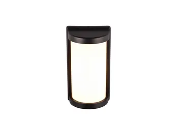 Trio Lighting Puelo Vegglampe E27 Matt Svart - Hage - Utemiljø - Entré - Entrébelysning