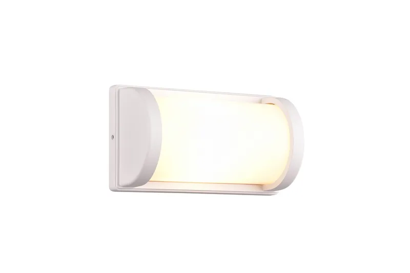 Trio Lighting Puelo vegglampe E27 matt hvit - Hage - Utemiljø - Entré - Entrébelysning