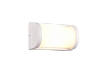 Trio Lighting Puelo vegglampe E27 matt hvit - Hage - Utemiljø - Entré - Entrébelysning