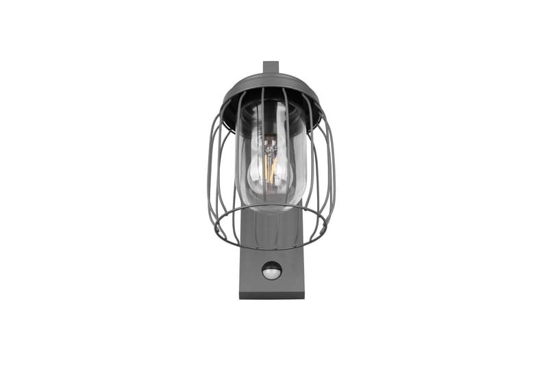 Tuela Vegglampe med rørelsesensor Antrasitt - Hage - Utemiljø - Entré - Entrébelysning