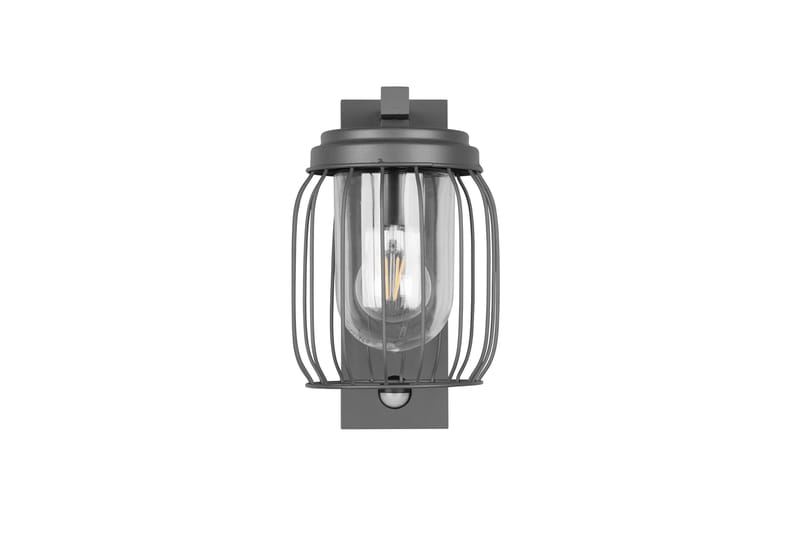 Tuela Vegglampe med rørelsesensor Antrasitt - Hage - Utemiljø - Entré - Entrébelysning