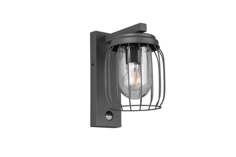 Tuela Vegglampe med rørelsesensor Antrasitt - Hage - Utemiljø - Entré - Entrébelysning