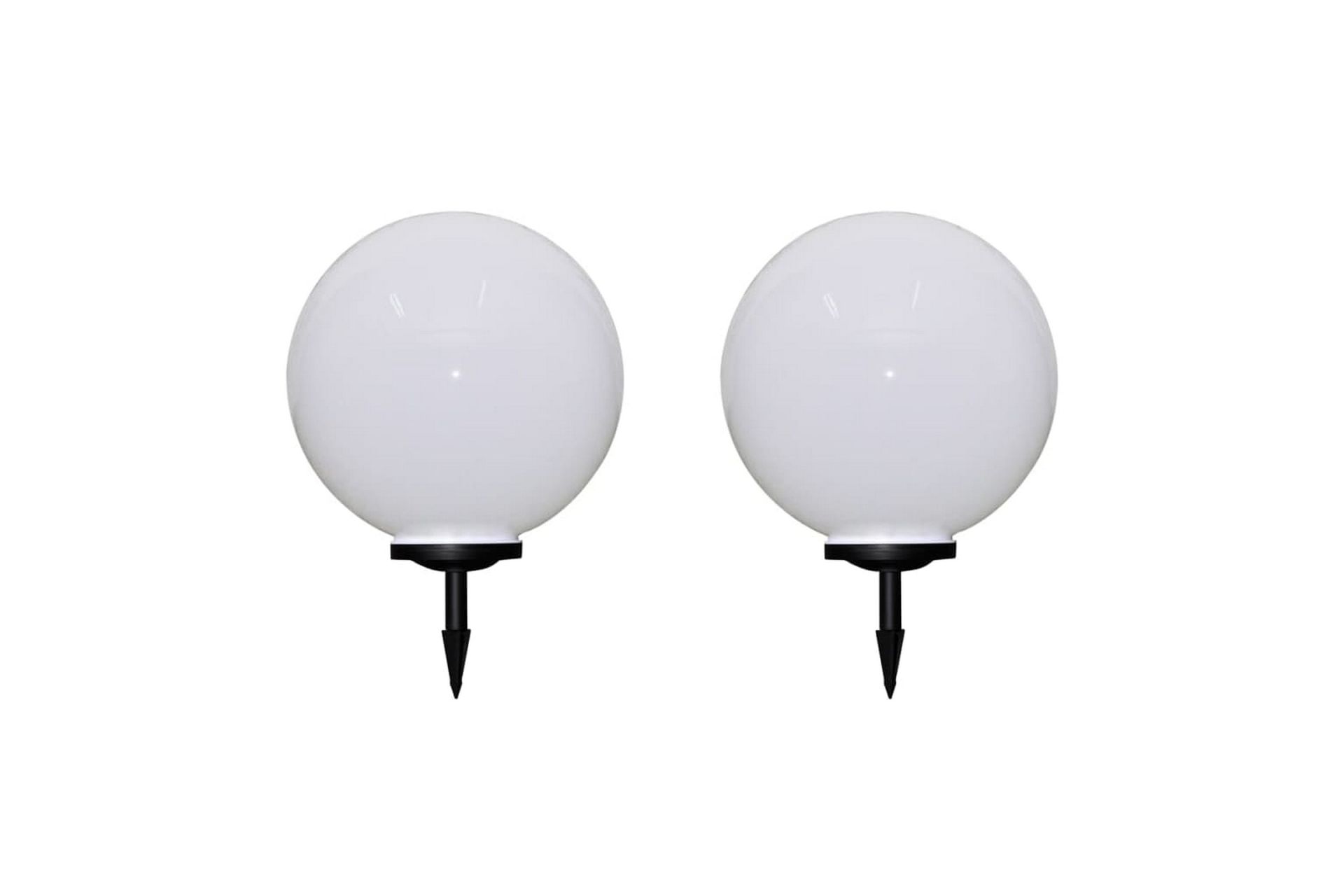 Utendørs LED-lamper for hagesti 2 stk 50 cm med jordpinne - Hage - Utemiljø - Entré - Entrébelysning