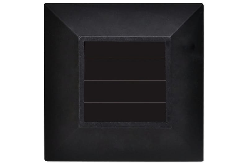 Utendørs solcellelampesett 12 stk med jordspyd 8,6x8,6x38 cm - Svart - Hage - Utemiljø - Entré - Entrébelysning