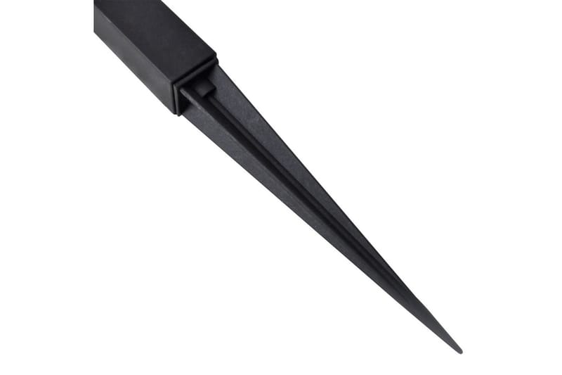 Utendørs solcellelampesett 12 stk med jordspyd 8,6x8,6x38 cm - Svart - Hage - Utemiljø - Entré - Entrébelysning