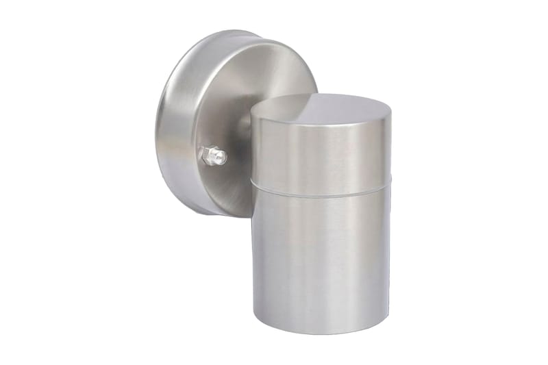 Utendørs vegglampe 2 stk rustfritt stål nedover - Sølv - Hage - Utemiljø - Entré - Entrébelysning
