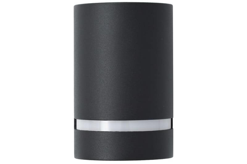 Utendørs vegglamper 2 stk 35 W svart halvrund - Hage - Utemiljø - Entré - Entrébelysning