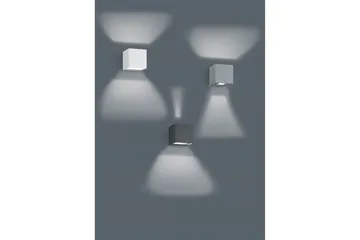 Wilhelmsen Vegglampe LED - Hvit - Hage - Utemiljø - Entré - Entrébelysning