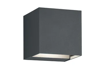 Wilhelmsen Vegglampe LED - Hvit - Hage - Utemiljø - Entré - Entrébelysning