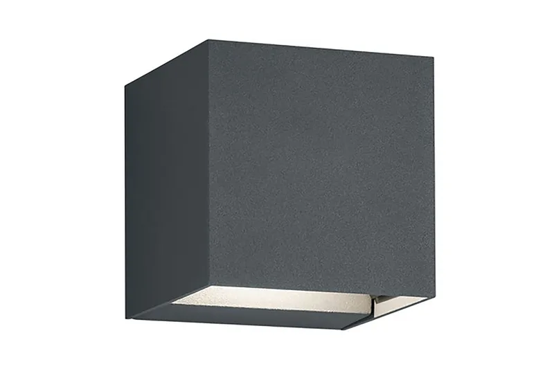 Wilhelmsen Vegglampe LED - Hvit - Hage - Utemiljø - Entré - Entrébelysning