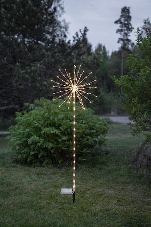 Firework utendørs dekorasjonsbelysning 36 cm - transparent - Hage - Utemiljø - Entré - Entrébelysning
