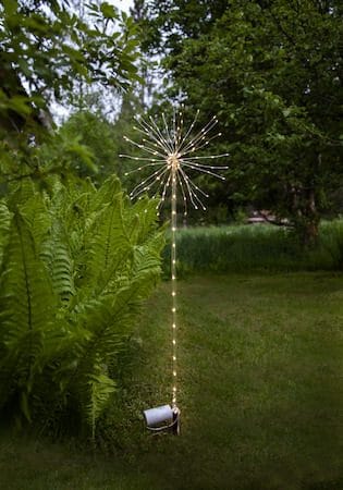 Firework utendørs dekorasjonsbelysning 36 cm - transparent - Hage - Utemiljø - Entré - Entrébelysning