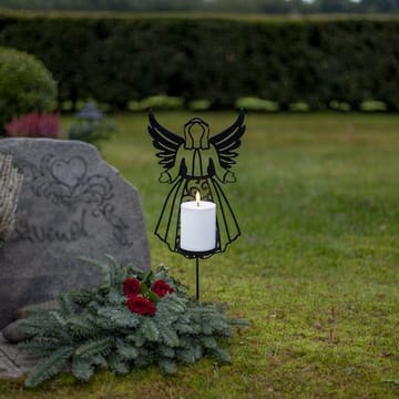 Flamme Deco LED Gravlys 21,5 cm - svart - Hage - Utemiljø - Entré - Entrébelysning