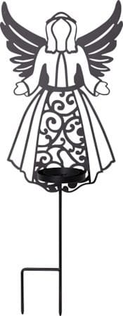 Flamme Deco LED Gravlys 21,5 cm - svart - Hage - Utemiljø - Entré - Entrébelysning