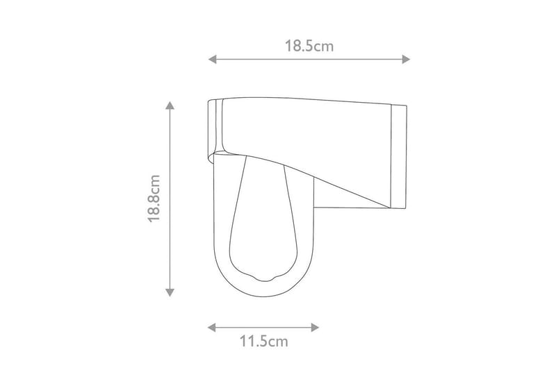Porto Elstead Lighting Utendørs Vegglampe - Hage - Utemiljø - Entré - Entrébelysning