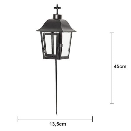 Serene lykt 13,5 cm - svart - Hage - Utemiljø - Entré - Entrébelysning