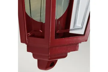 Utendørs vegglampe Elstead Lighting Deco Lane Rød - Rød - Hage - Utemiljø - Entré - Entrébelysning