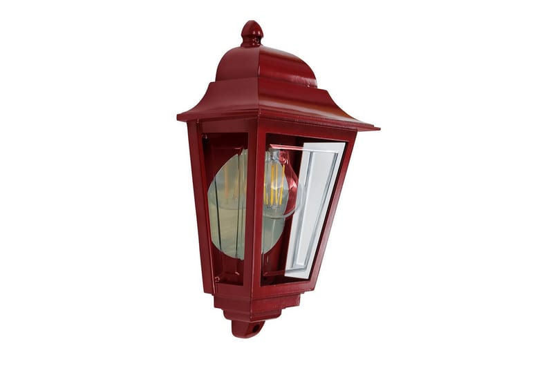 Utendørs vegglampe Elstead Lighting Deco Lane Rød - Rød - Hage - Utemiljø - Entré - Entrébelysning
