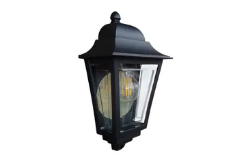 Utendørs vegglampe Elstead Lighting Deco Lane Svart