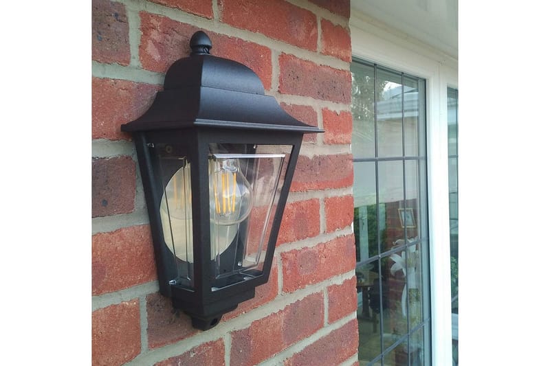 Utendørs vegglampe Elstead Lighting Deco Lane Svart - Svart - Hage - Utemiljø - Entré - Entrébelysning