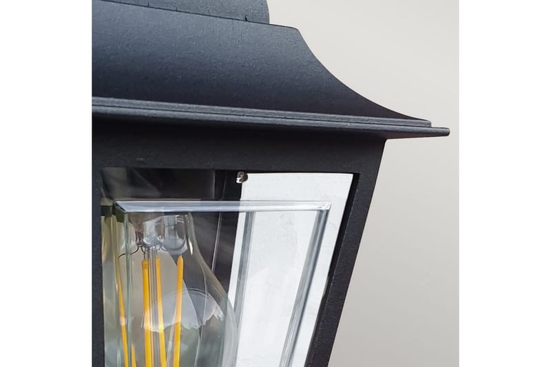 Utendørs vegglampe Elstead Lighting Deco Lane Svart - Svart - Hage - Utemiljø - Entré - Entrébelysning
