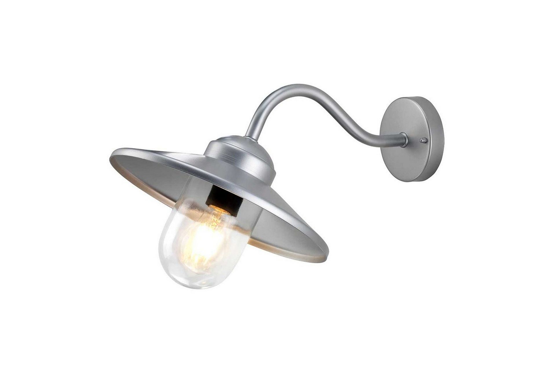Utendørs vegglampe Elstead Lighting Klampenborg Sølv - Sølv