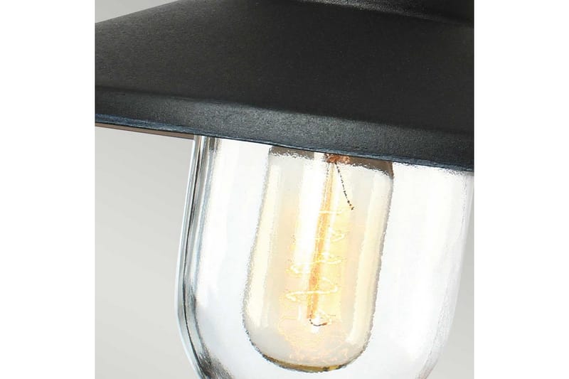 Utendørs vegglampe Elstead Lighting Klampenborg Svart - Svart - Hage - Utemiljø - Entré - Entrébelysning